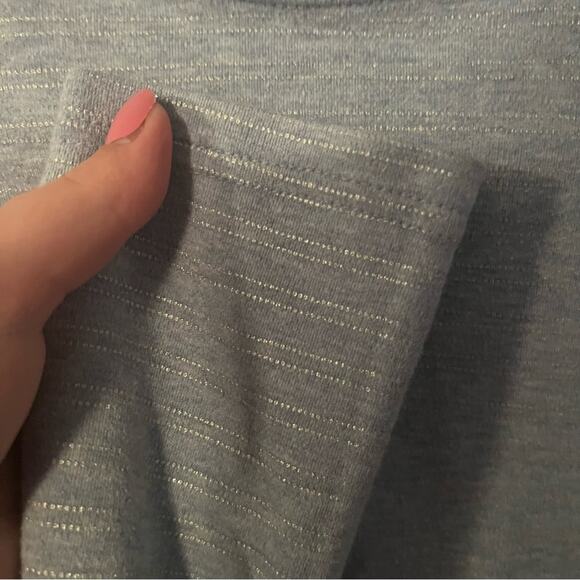 LOT of 2 Studio Works Mock Turtleneck Shirts Women's Size Small Blue Gray - Picture 3 of 9